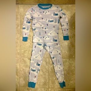 Garnet Hill size 6 cotton PJ set.